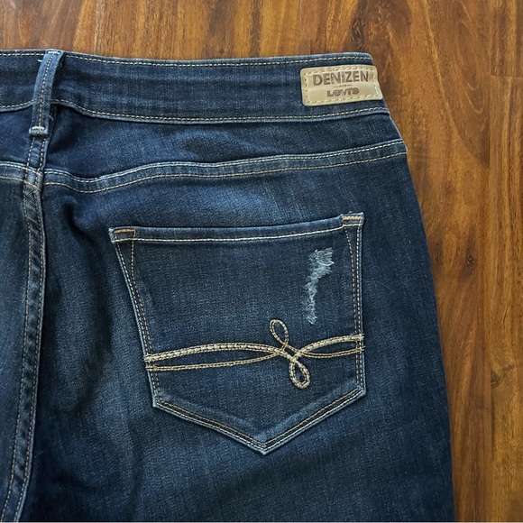 Denizen Levi’s Straight Cropped Raw Hem Denim Heans size 11 - Picture 9 of 9
